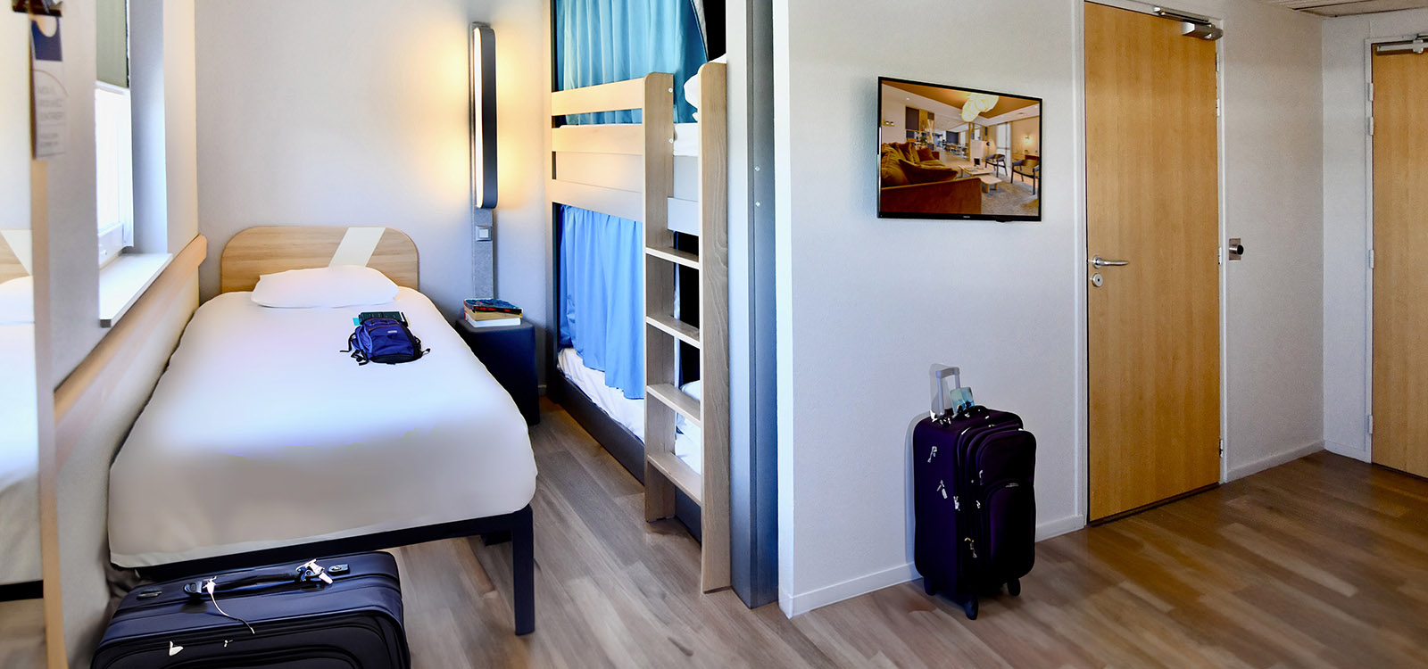 Chambre famille de l'hôtel Ibis Budget Nantes Rezé aéroport